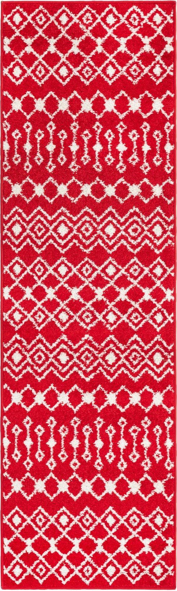 Primary image 2' x 7' Moroccan Trellis Runner Rug