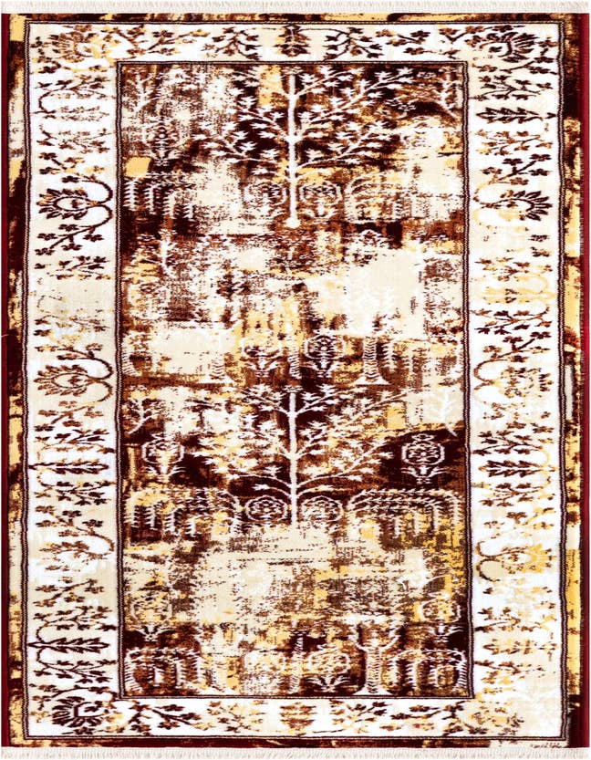 Detail image of 2' x 6' Nain Design Runner Rug