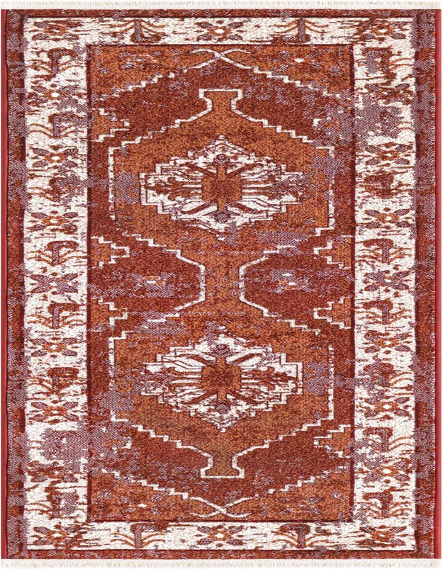 Detail image of 2' x 6' Nain Design Runner Rug