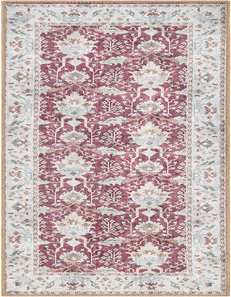 Detail image of 2' x 5' 1 Washable Timeless Runner Rug