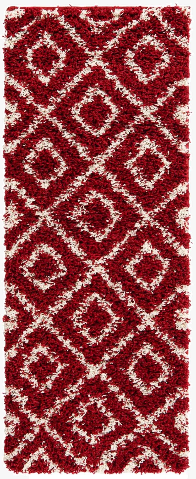 2' x 5' Trellis Shag Runner Rug
