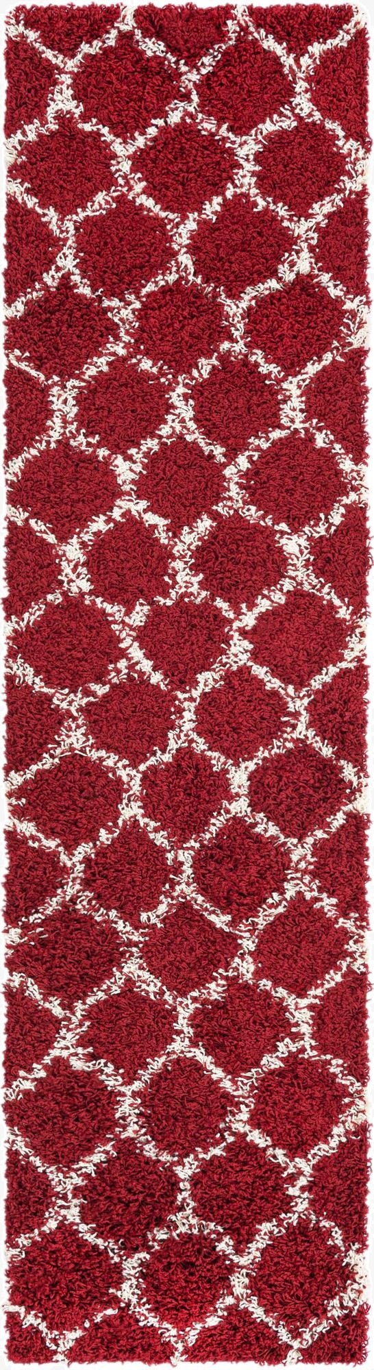2' x 8' Trellis Shag Runner Rug