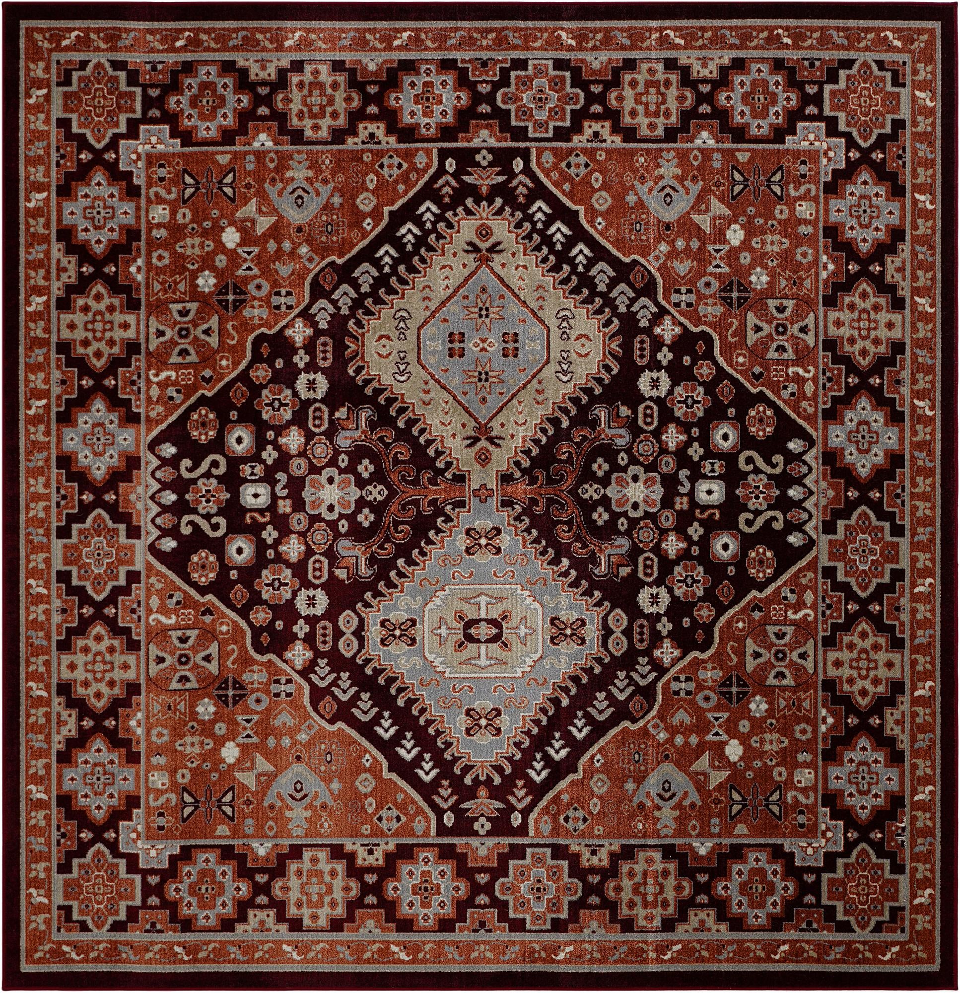 7' 10 x 7' 10 Kamala Washable Square Rug