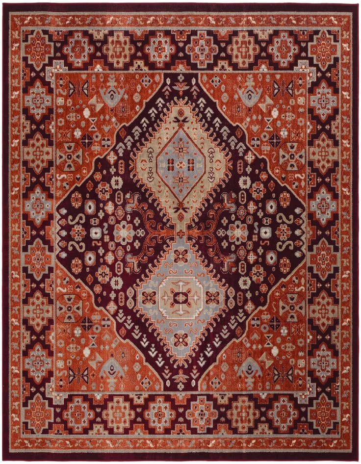 Detail image of 7' 10 x 7' 10 Kamala Washable Square Rug