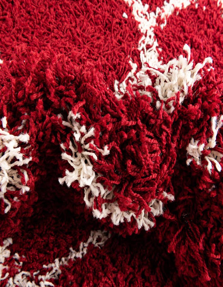 Detail image of 4' x 4' Lattice Shag Square Rug