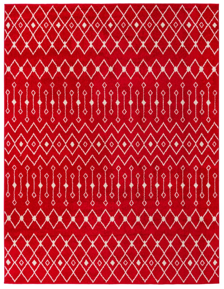 Detail image of 10' x 10' Moroccan Trellis Square Rug