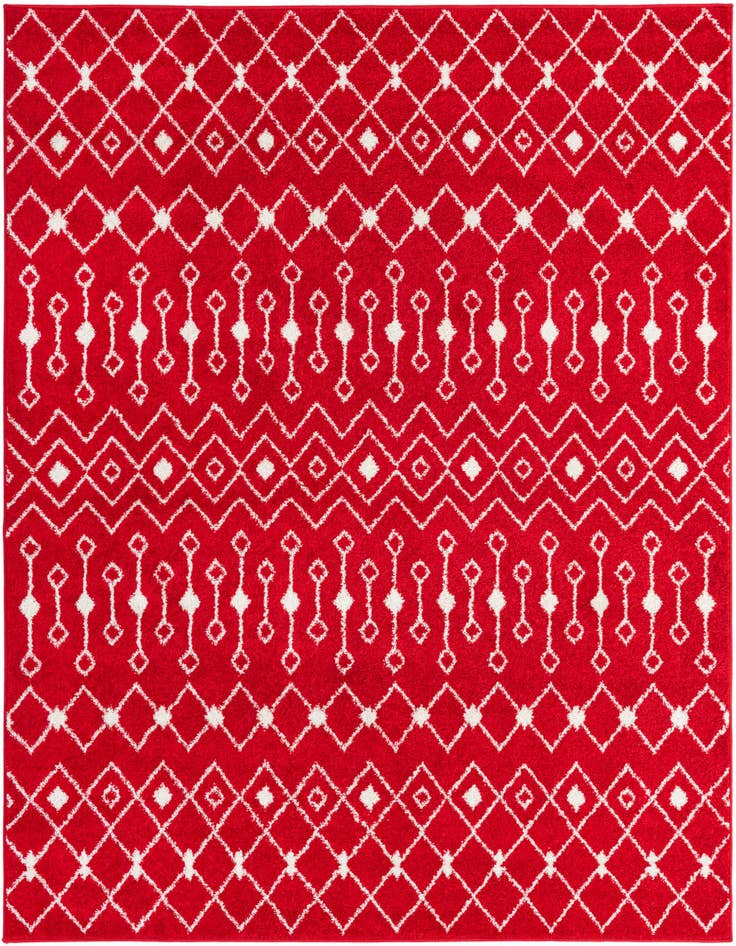 Detail image of 7' 10 x 7' 10 Moroccan Trellis Square Rug