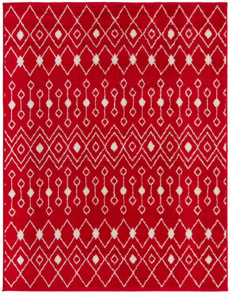 Detail image of 5' 3 x 5' 3 Moroccan Trellis Square Rug