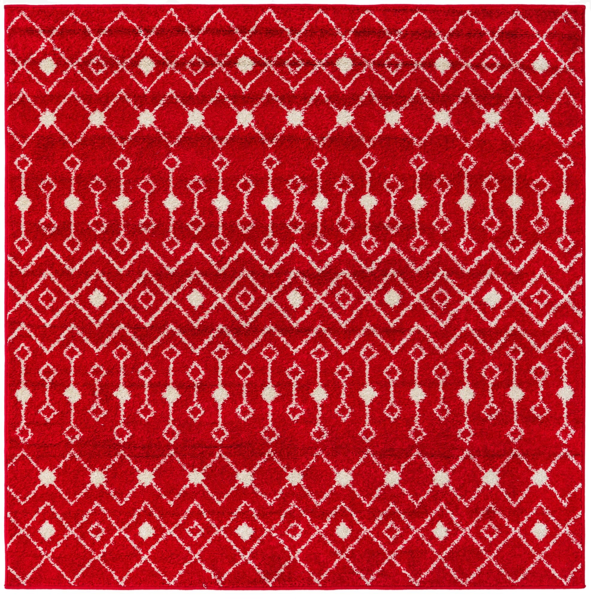 Primary image 6' x 6' Moroccan Trellis Square Rug