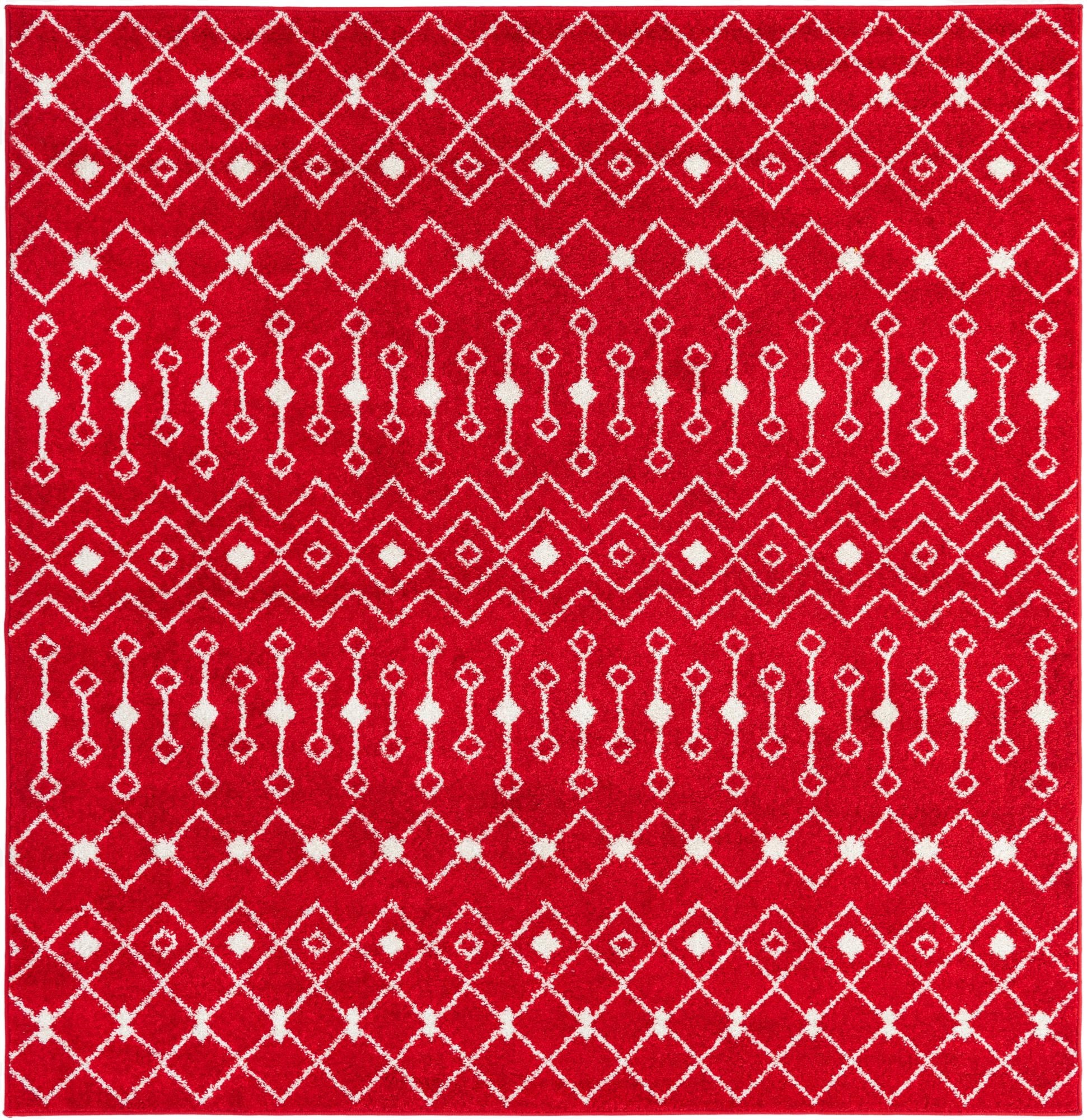 Primary image 7' 10 x 7' 10 Moroccan Trellis Square Rug