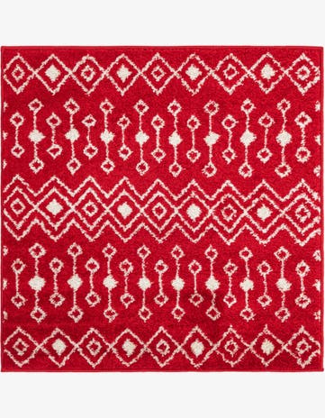 3' 3 x 3' 3 Moroccan Trellis Square Rug