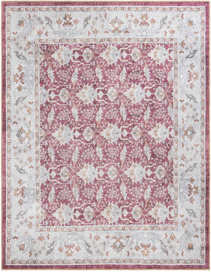 Detail image of 7' 10 x 7' 10 Washable Timeless Square Rug