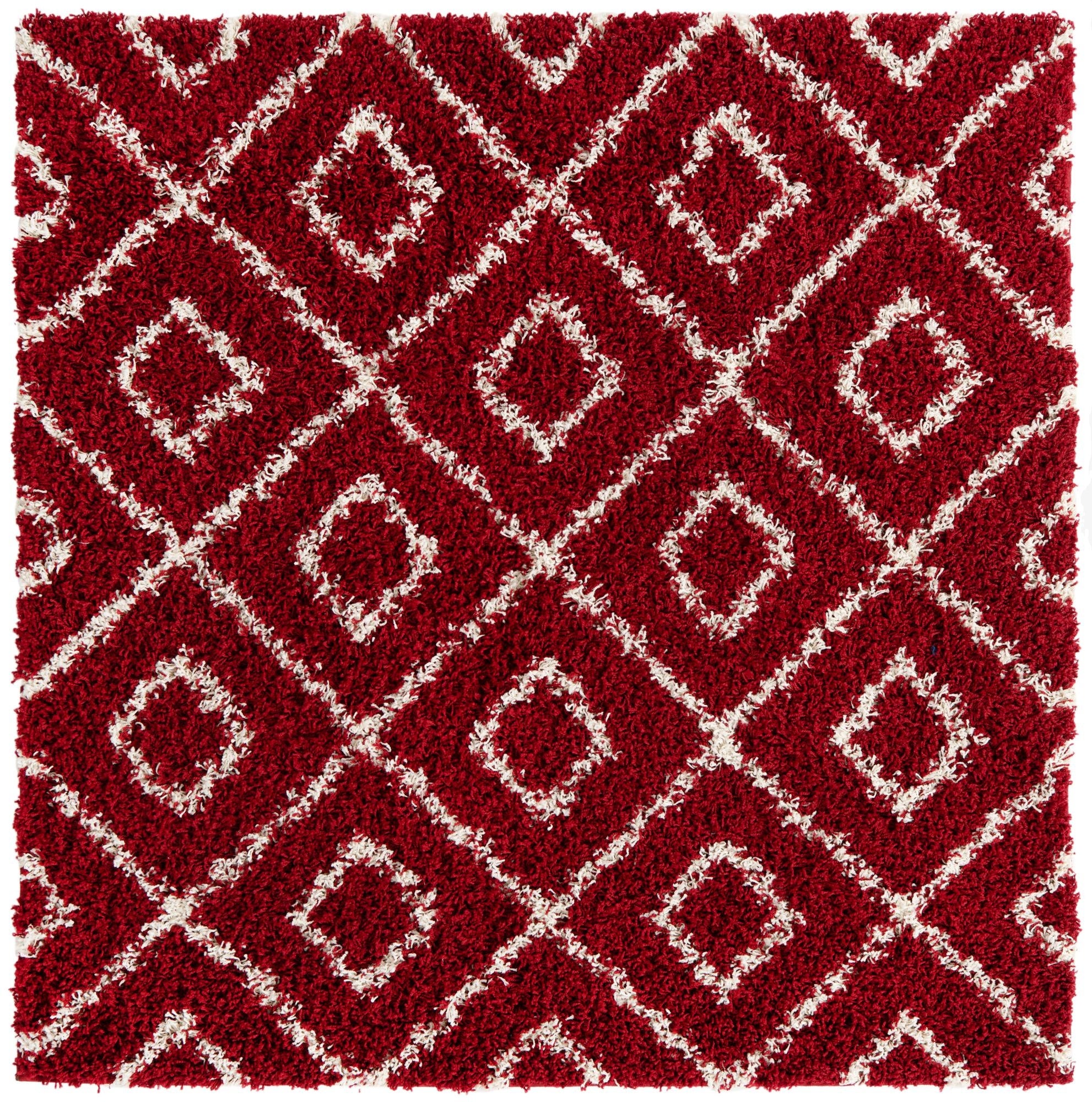 5' 3 x 5' 3 Trellis Shag Square Rug