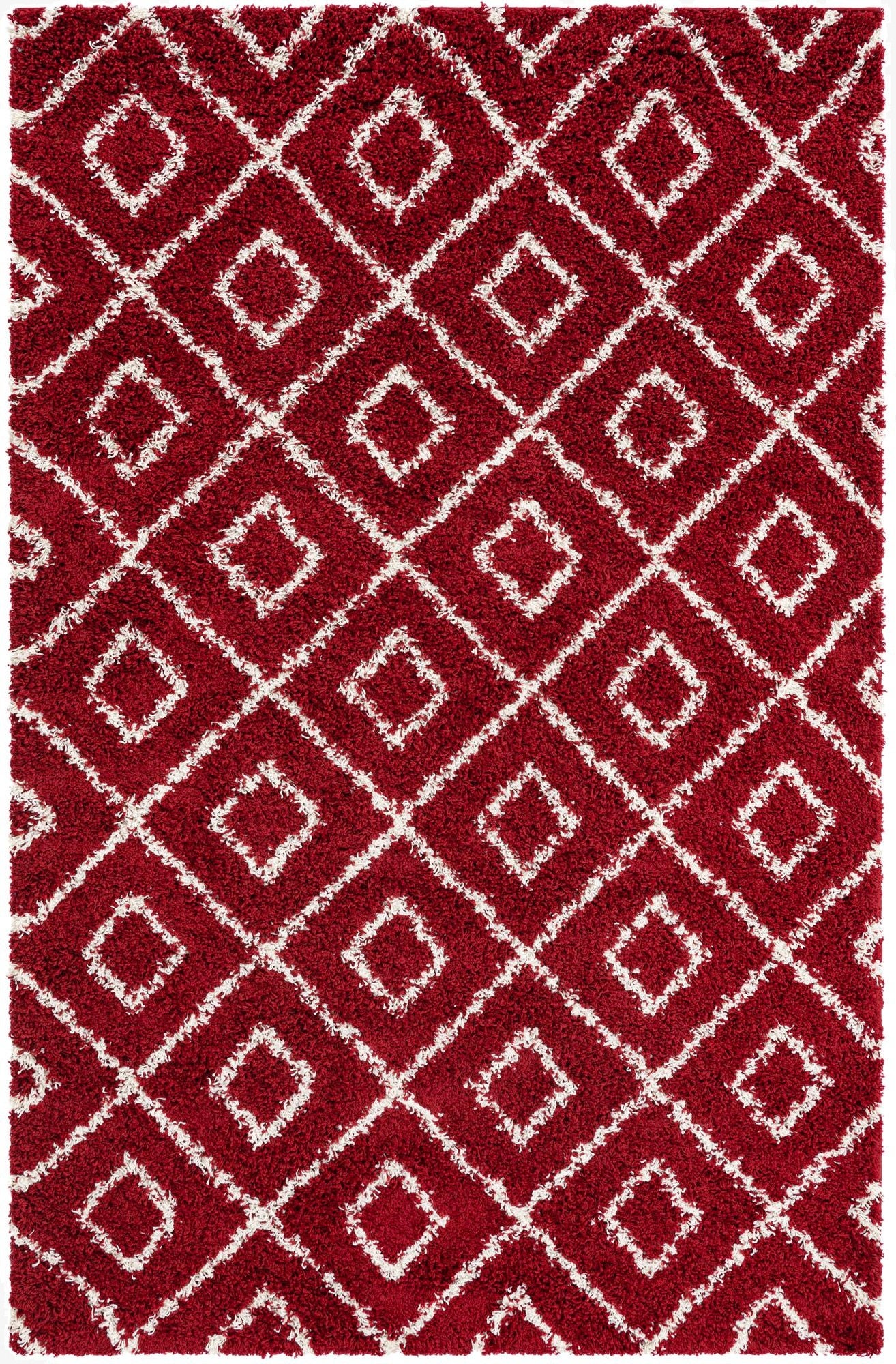 6' x 6' Trellis Shag Square Rug