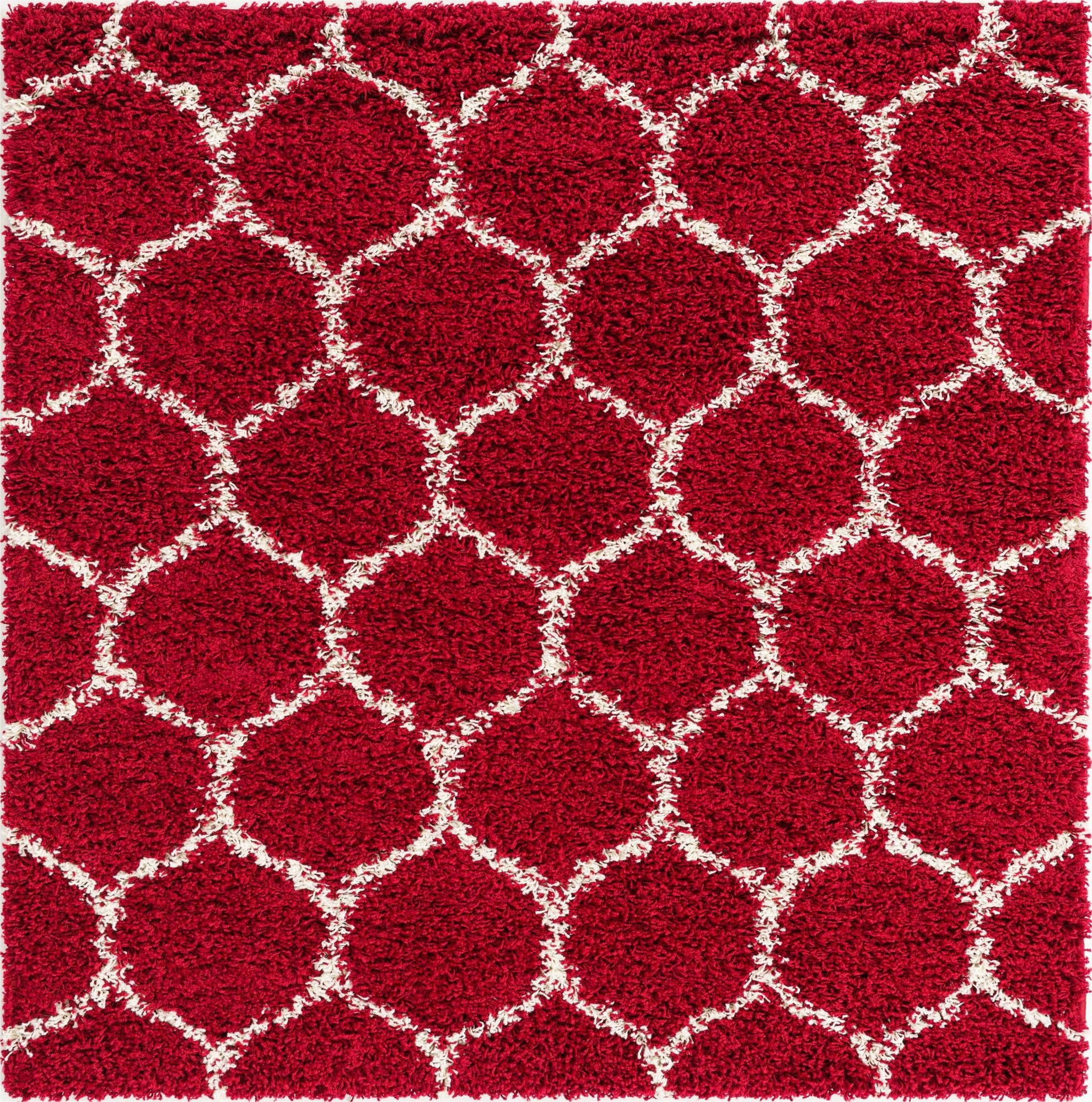 5' 3 x 5' 3 Trellis Shag Square Rug