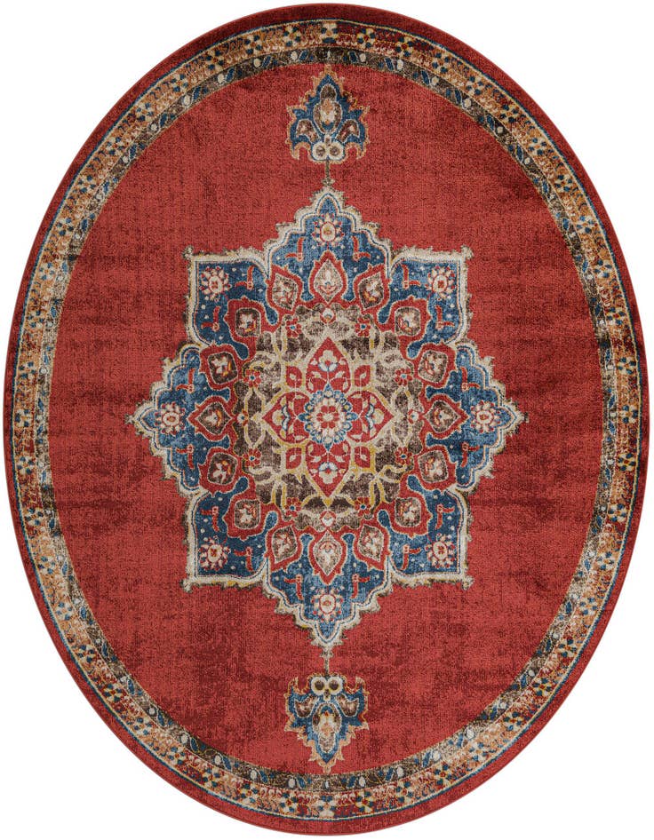 Detail image of 8' x 8' Arcadia Round Rug