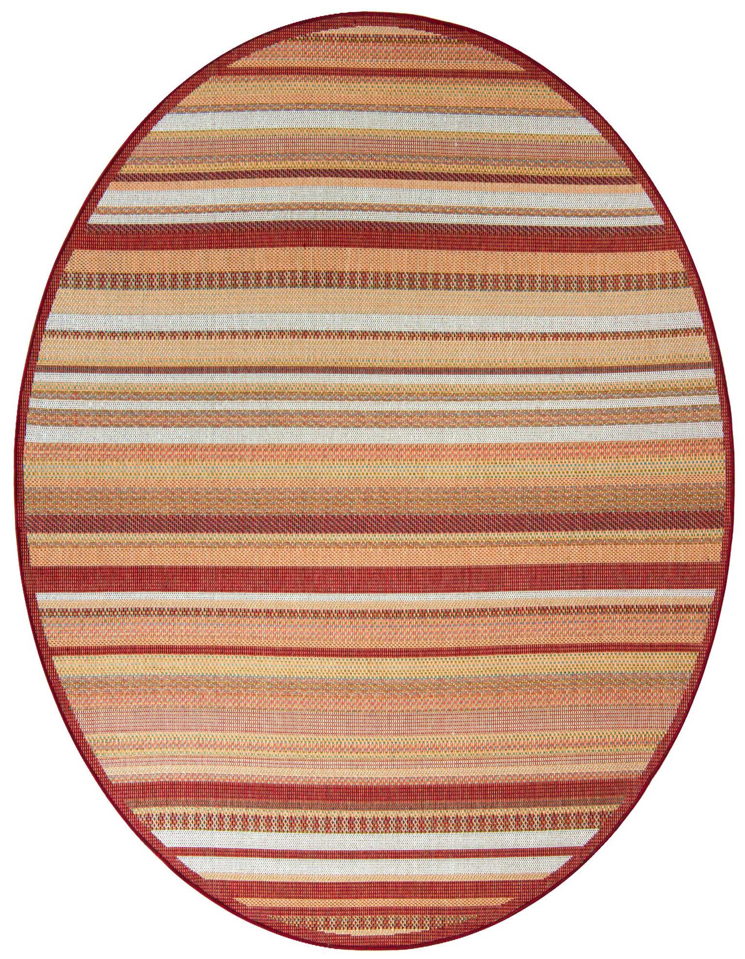 7' 10 x 7' 10 Easy-Clean Baja Indoor / Outdoor Round Rug