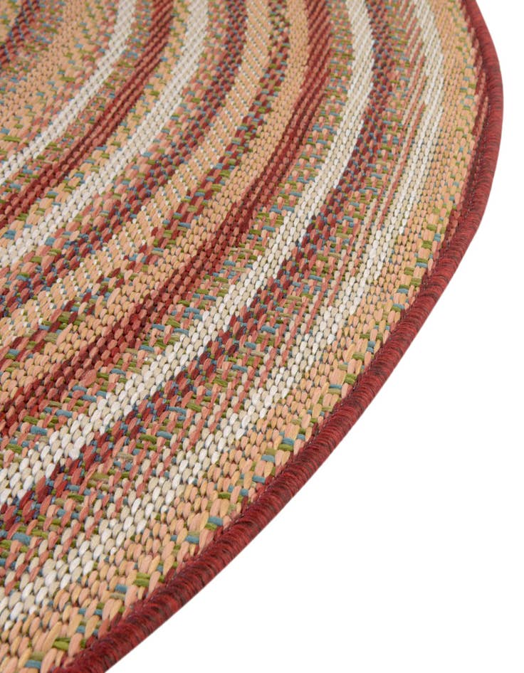 Detail image of 3' 3 x 3' 3 Easy-Clean Baja Indoor / Outdoor Round Rug