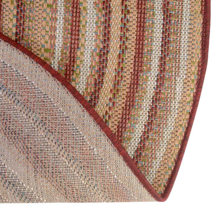6' x 6' Easy-Clean Baja Indoor / Outdoor Round Rug
