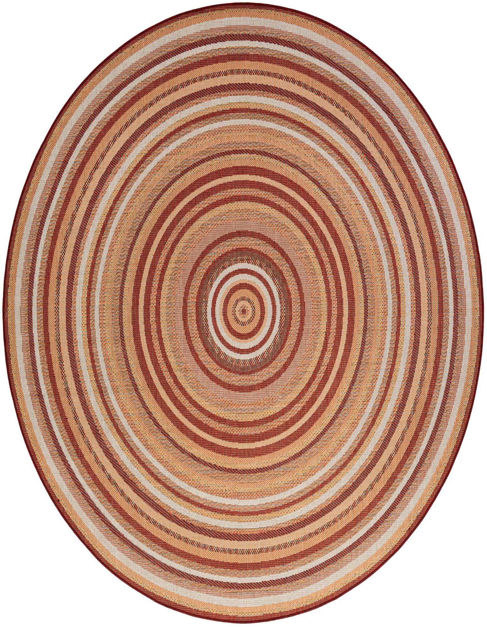 10' x 10' Easy-Clean Baja Indoor / Outdoor Round Rug