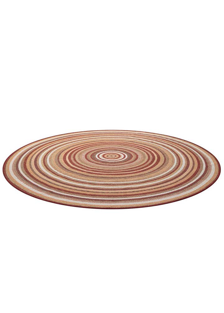 10' x 10' Easy-Clean Baja Indoor / Outdoor Round Rug