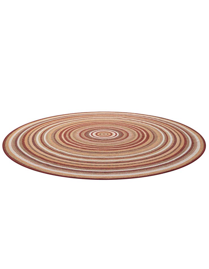Detail image of 10' x 10' Easy-Clean Baja Indoor / Outdoor Round Rug