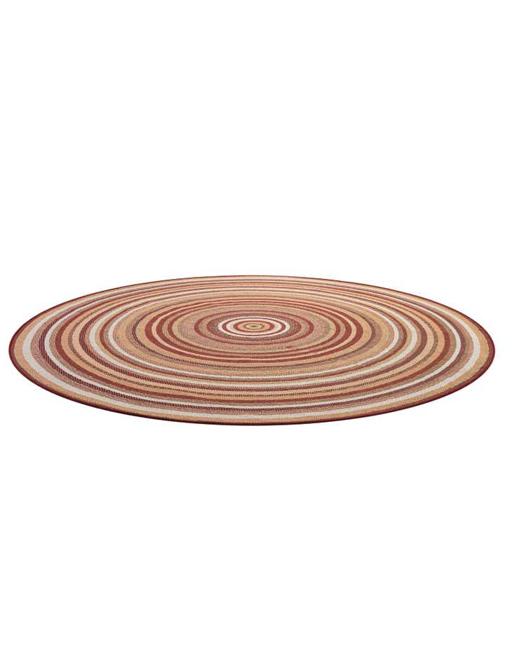 10' x 10' Easy-Clean Baja Indoor / Outdoor Round Rug