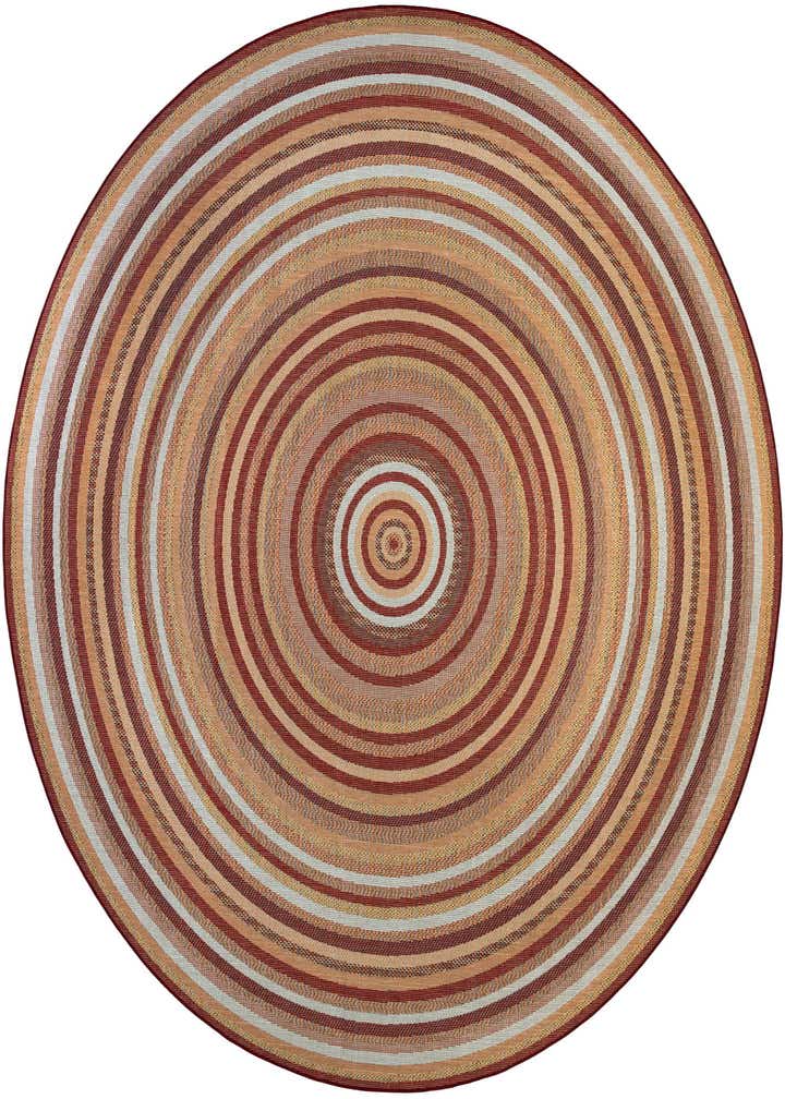 12' x 12' Easy-Clean Baja Indoor / Outdoor Round Rug