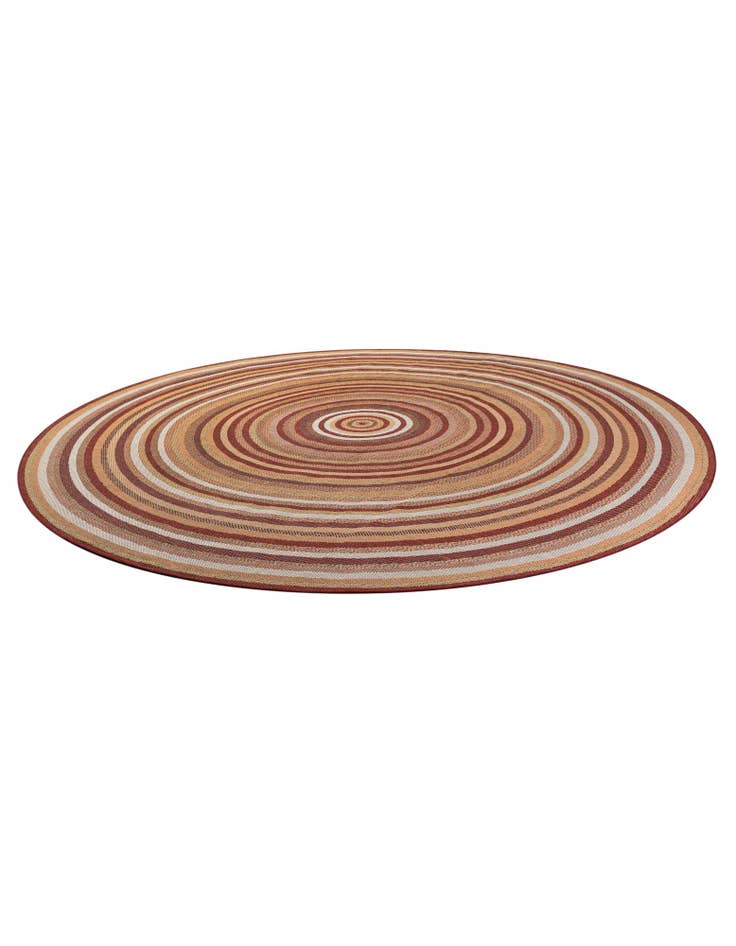 Detail image of 12' x 12' Easy-Clean Baja Indoor / Outdoor Round Rug