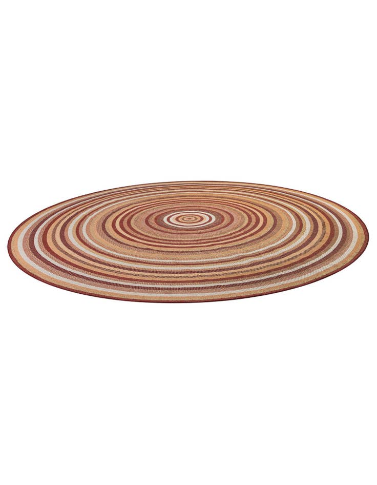 Detail image of 12' x 12' Easy-Clean Baja Indoor / Outdoor Round Rug