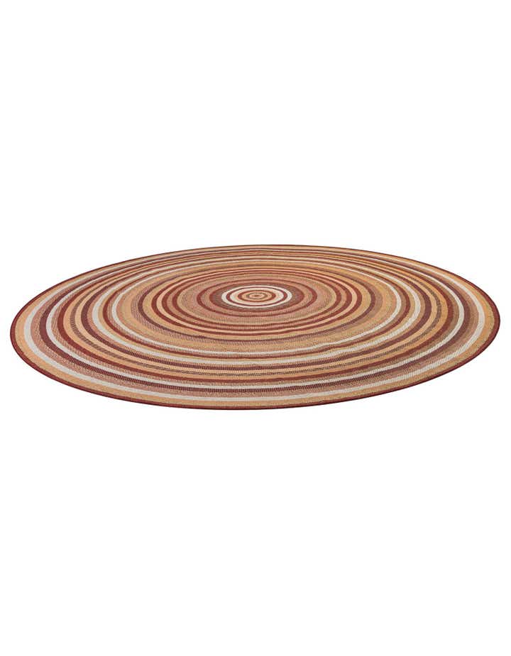 12' x 12' Easy-Clean Baja Indoor / Outdoor Round Rug