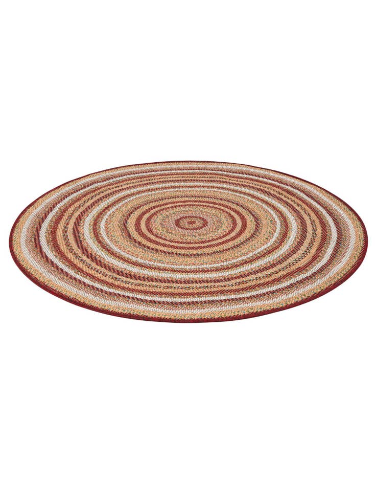 Detail image of 4' x 4' Easy-Clean Baja Indoor / Outdoor Round Rug