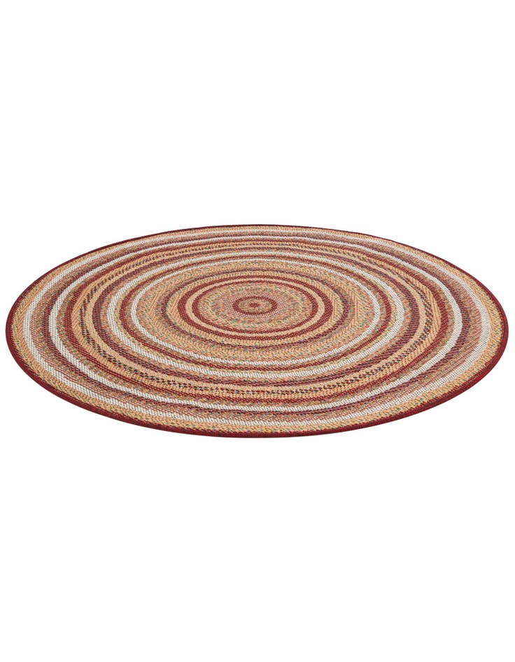 Detail image of 4' x 4' Easy-Clean Baja Indoor / Outdoor Round Rug