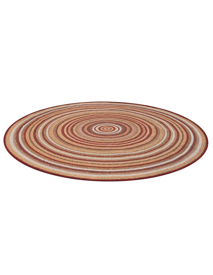 Detail image of 7' x 7' Easy-Clean Baja Indoor / Outdoor Round Rug