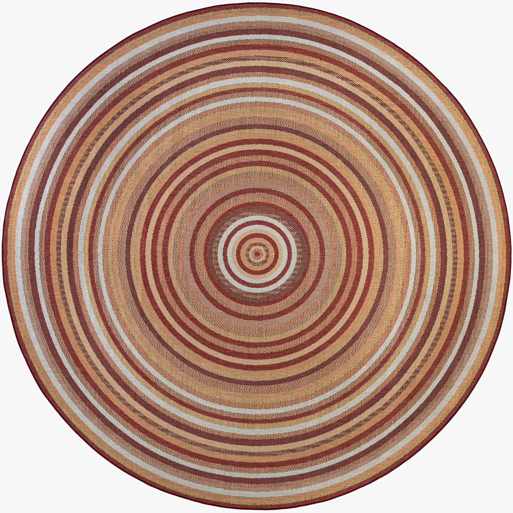 Primary image 12' x 12'  Washable Baja Indoor / Outdoor Round Rug