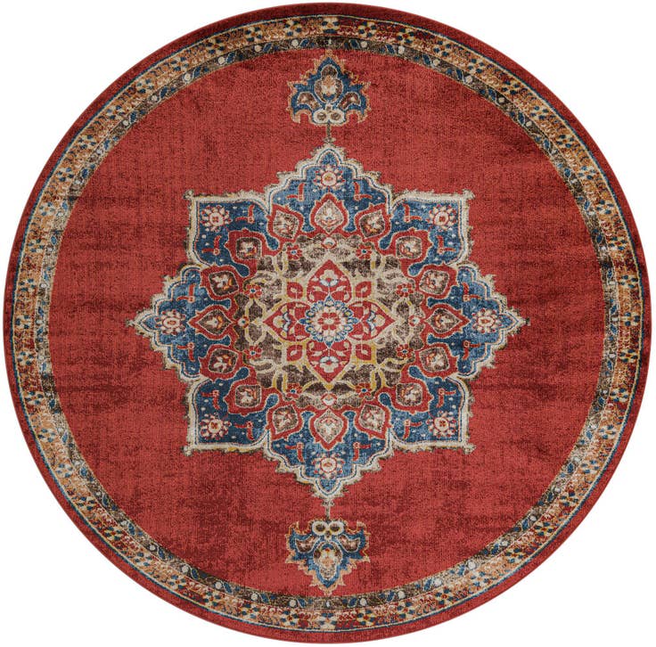 Detailansicht von 245cm x 245cm Arcadia Rund Teppich