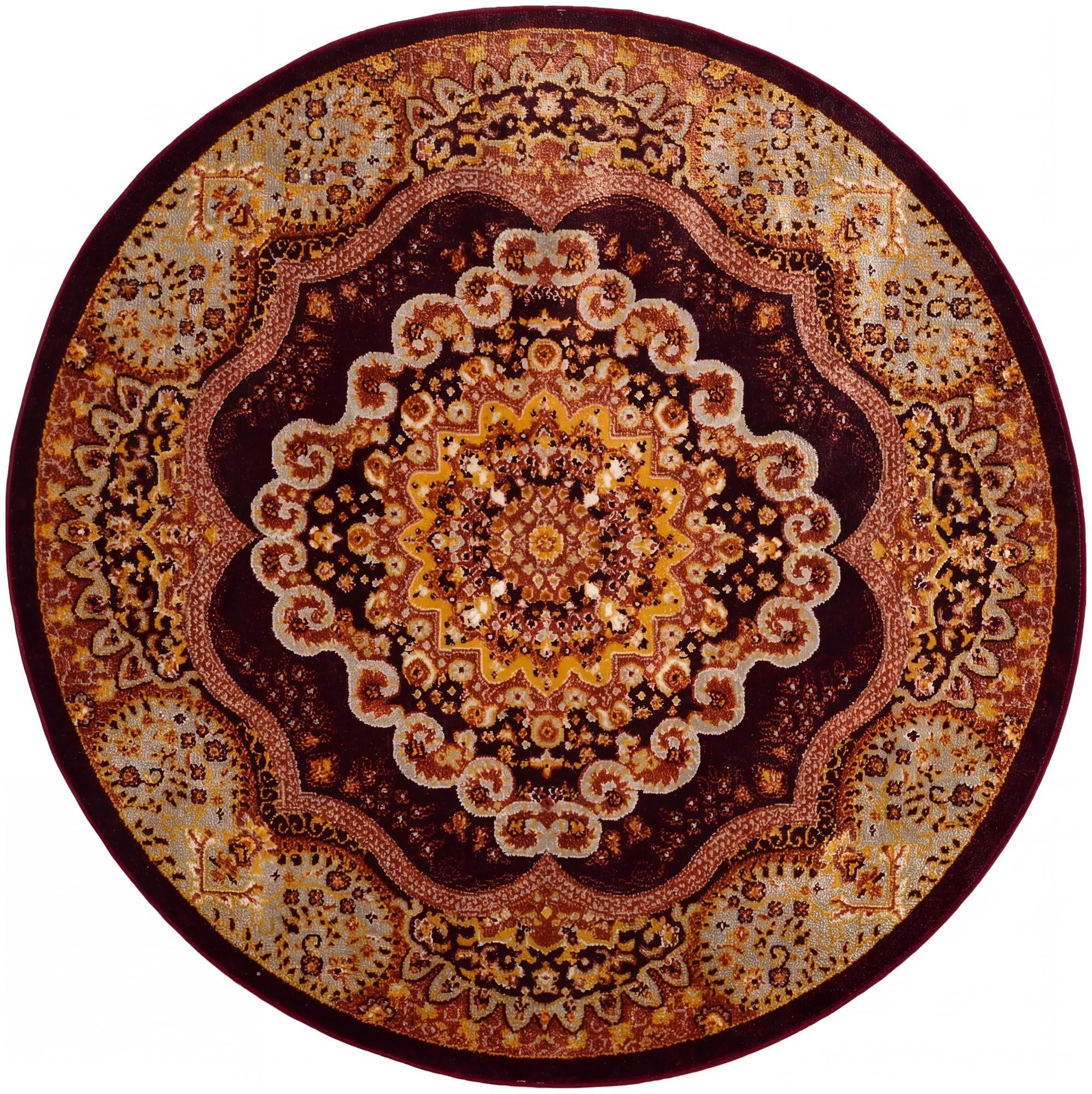 5' 3 x 5' 3 Kamala Washable Round Rug
