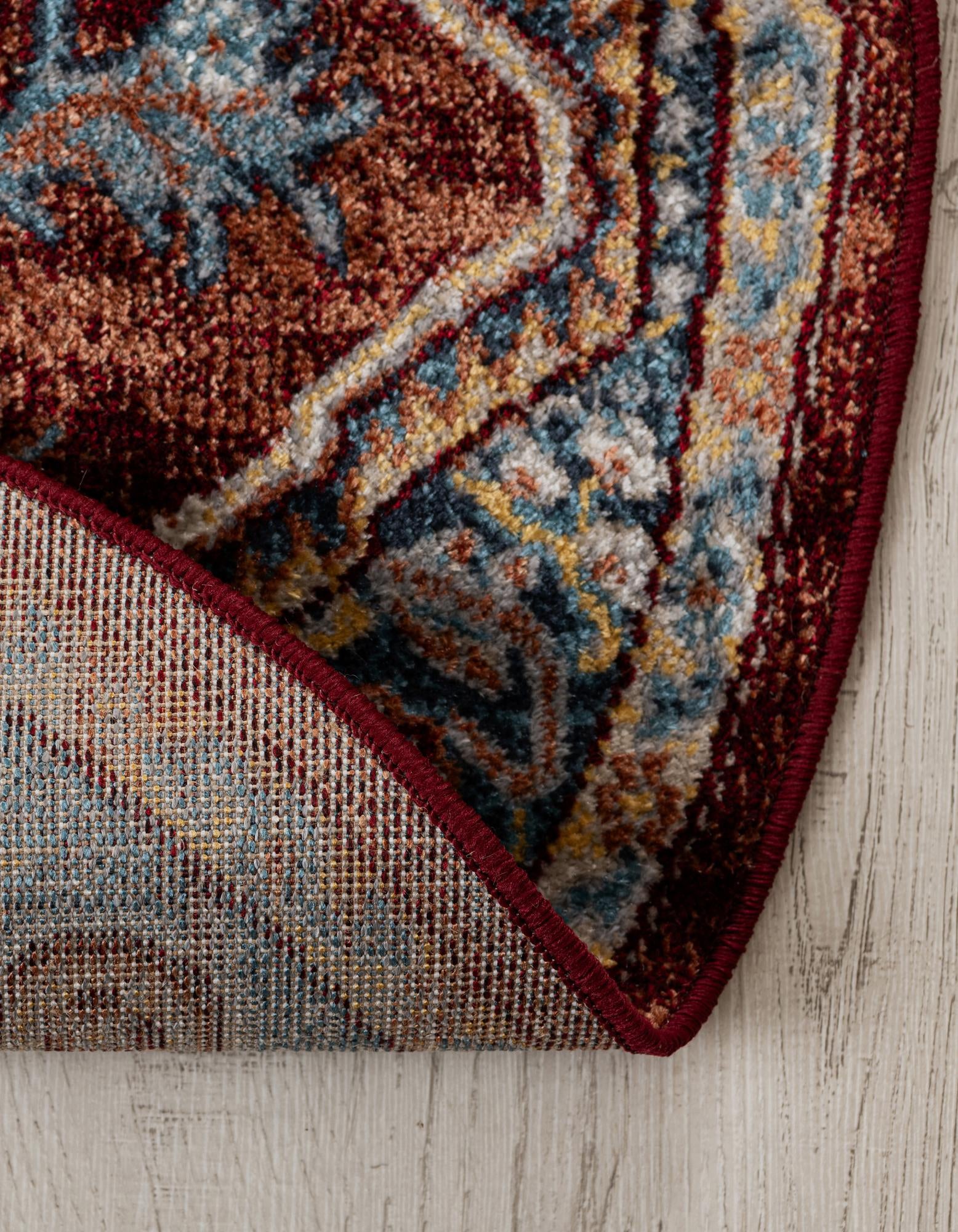 7' 10 x 7' 10 Kamala Washable Round Rug