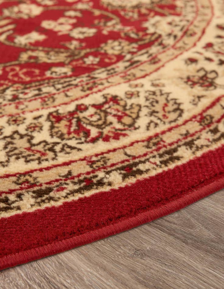 Detail image of 4' x 4' Kashan Design Round Rug