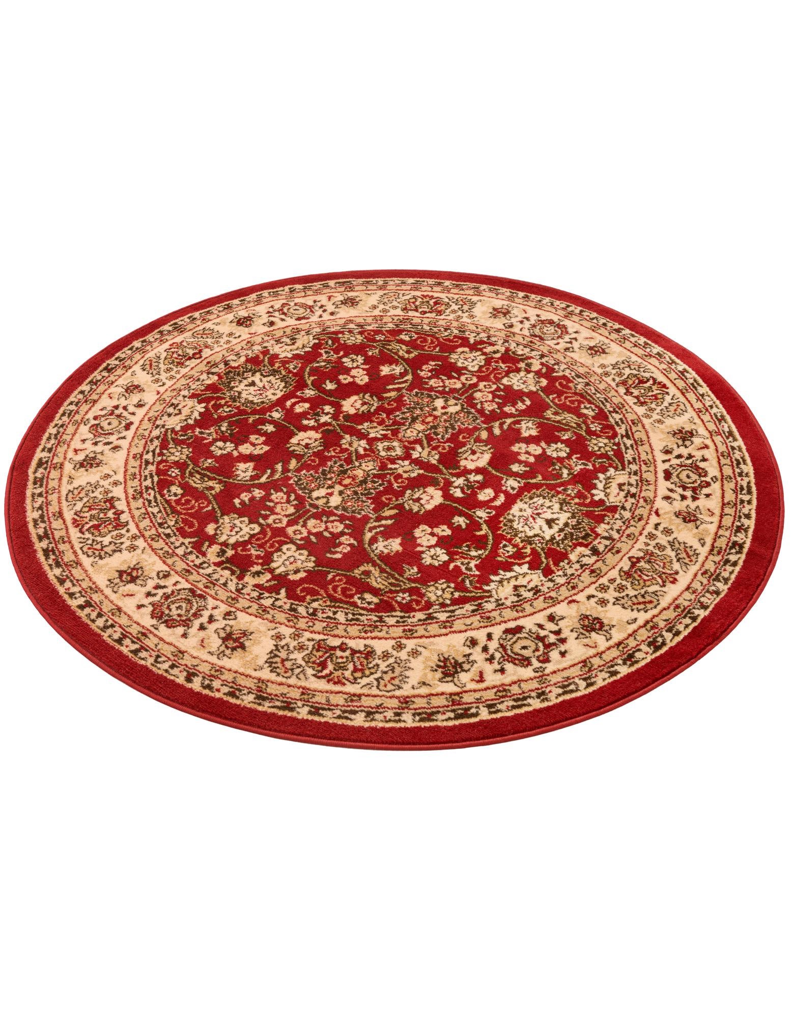 5' 3 x 5' 3 Kashan Design Round Rug