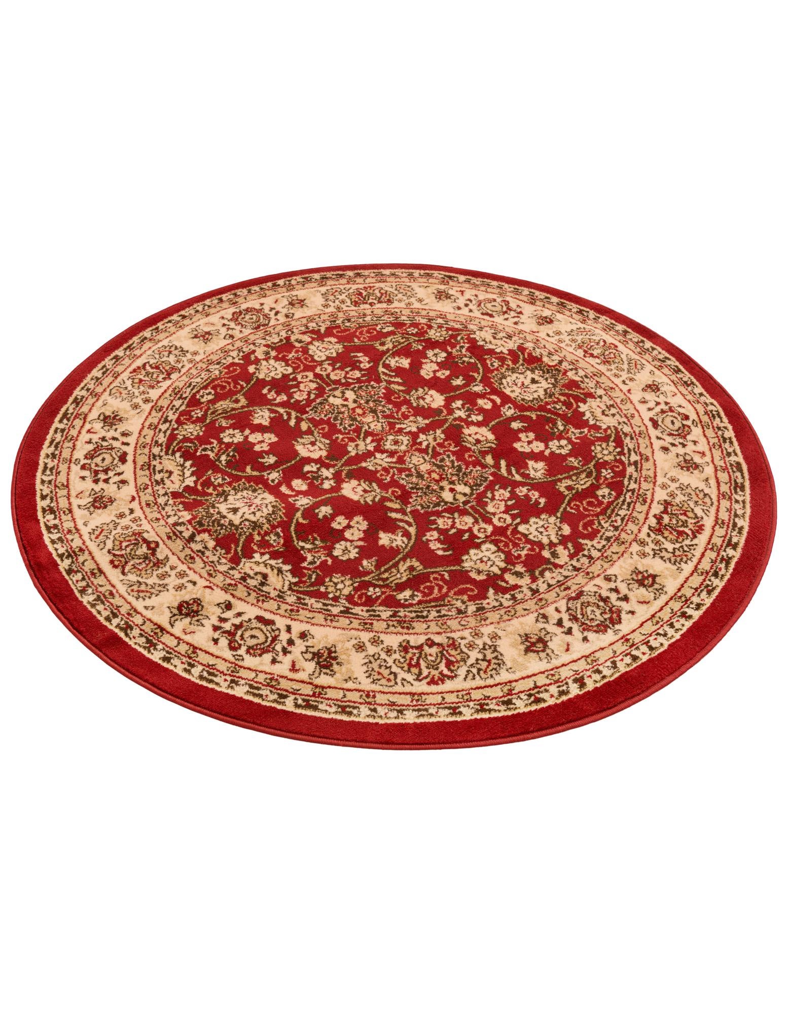 5' 3 x 5' 3 Kashan Design Round Rug