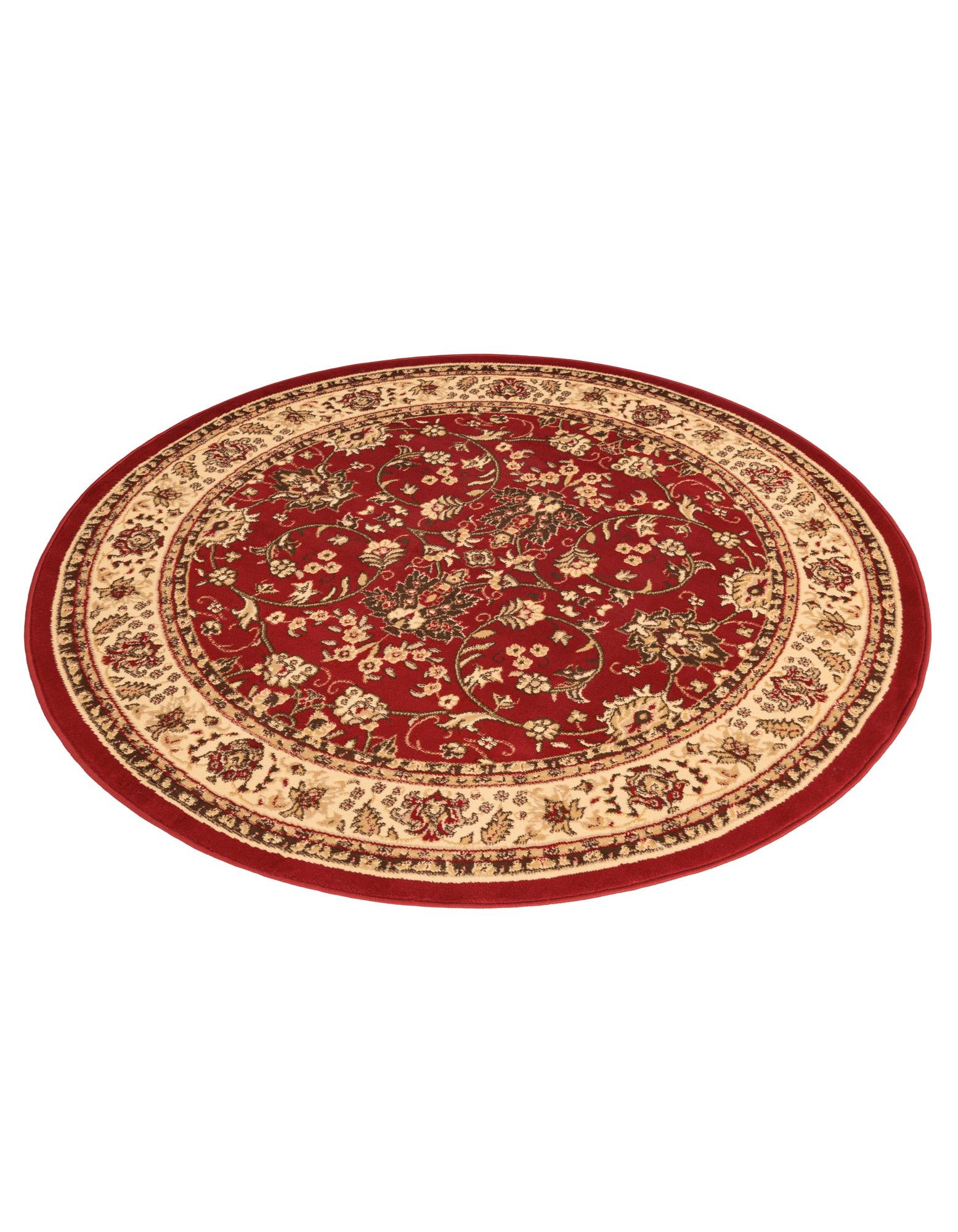 6' x 6' Kashan Design Round Rug