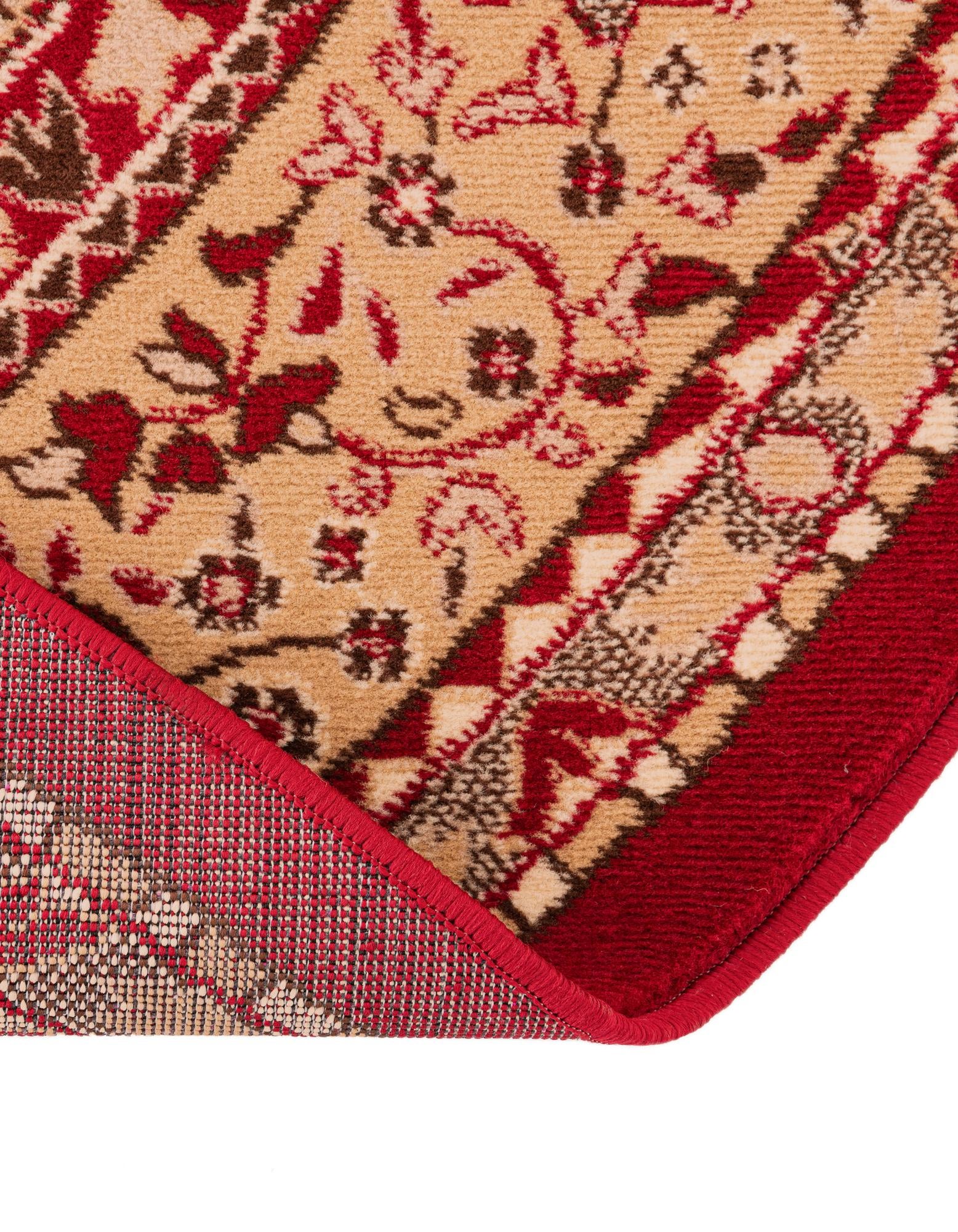 7' 10 x 7' 10 Mashad Design Round Rug