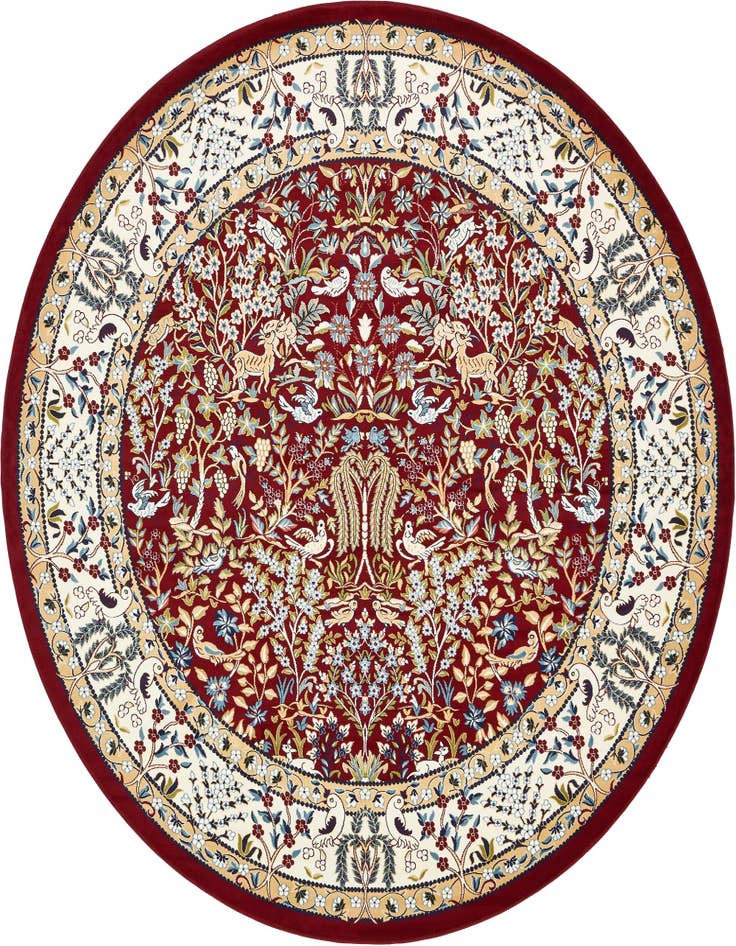 Detail image of 10' x 10' Nain Design Round Rug
