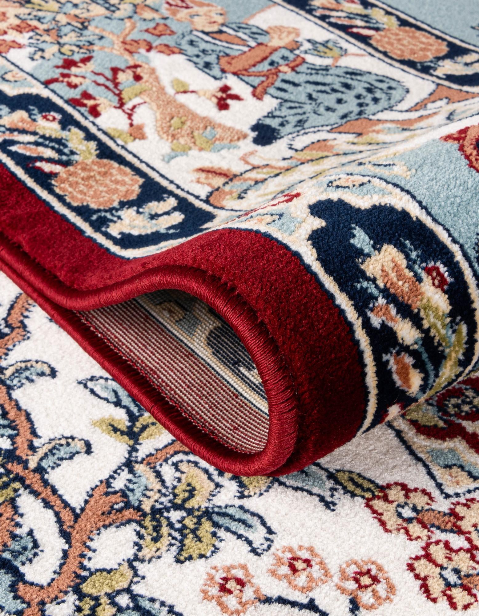 5' 3 x 5' 3 Nain Design Round Rug