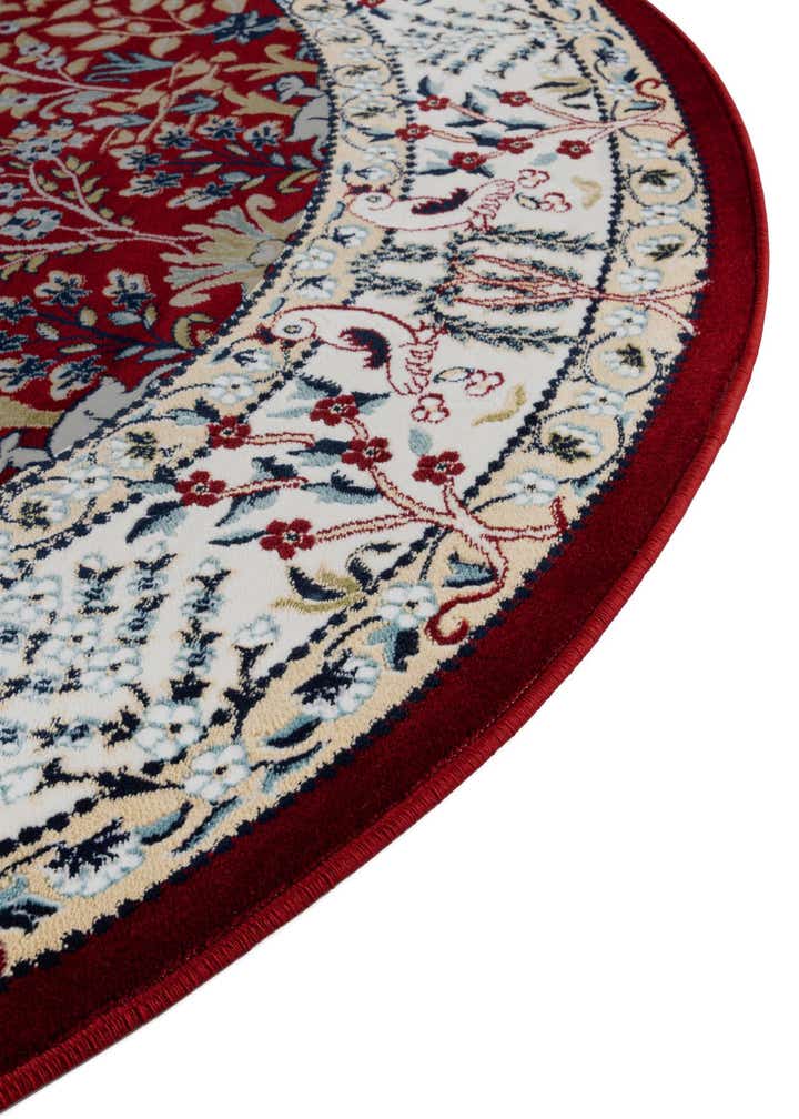 5' 3 x 5' 3 Nain Design Round Rug