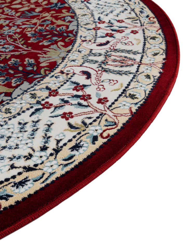 5' 3 x 5' 3 Nain Design Round Rug