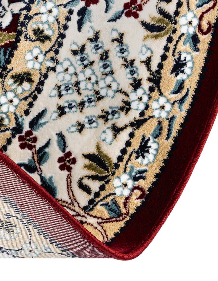 Detail image of 5' 3 x 5' 3 Nain Design Round Rug