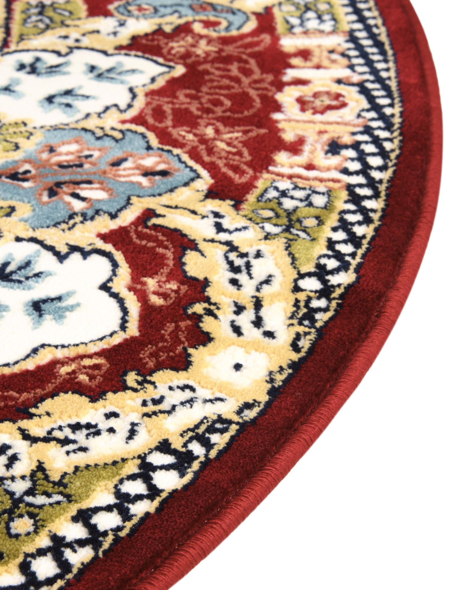 5' 3 x 5' 3 Nain Design Round Rug