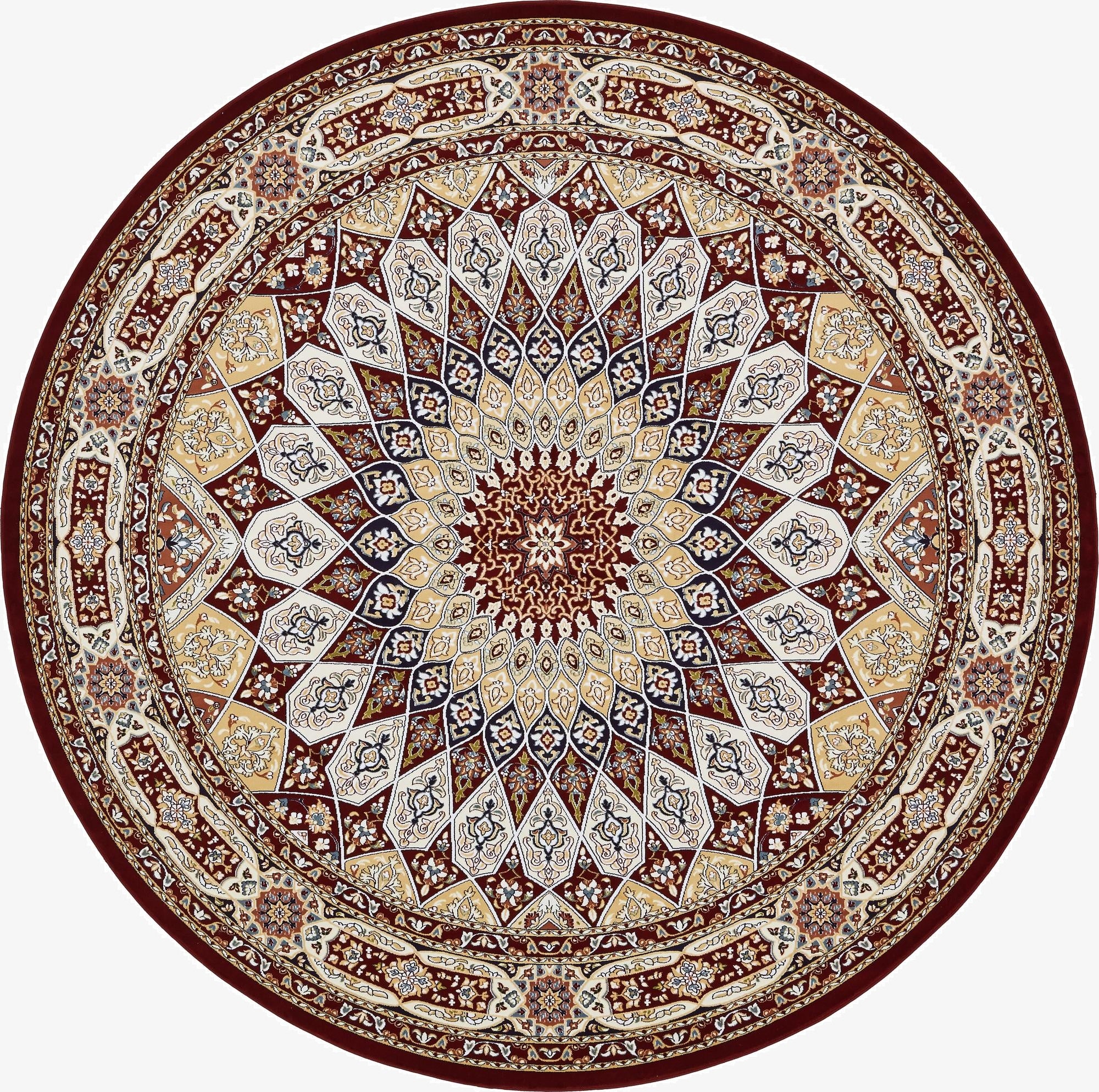 Primary image 10' x 10' Nain Design Round Rug